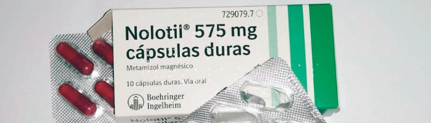 La Agencia Española del Medicamento apoya el uso de Nolotil